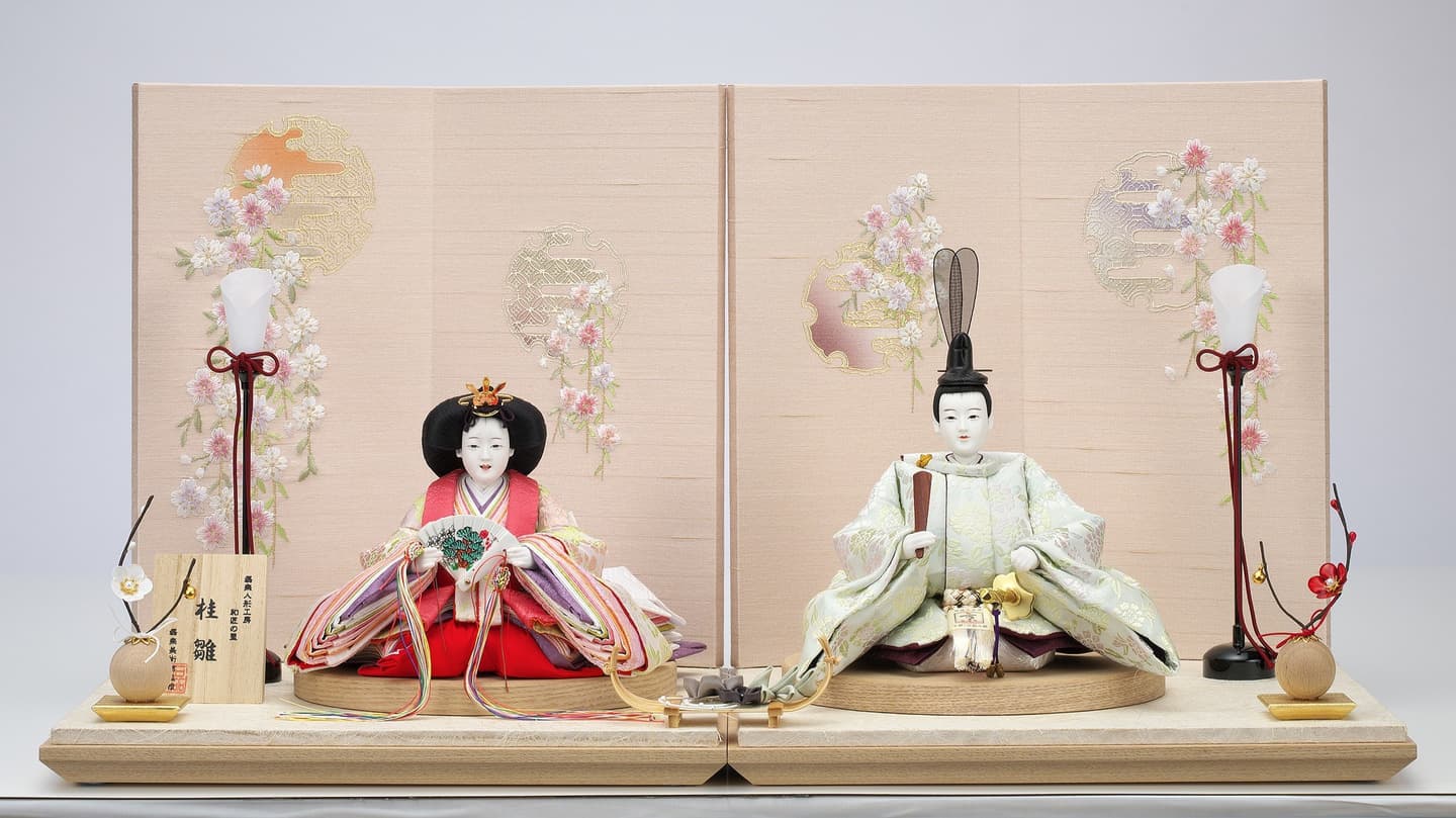 京十番親王飾り「金彩紅白」